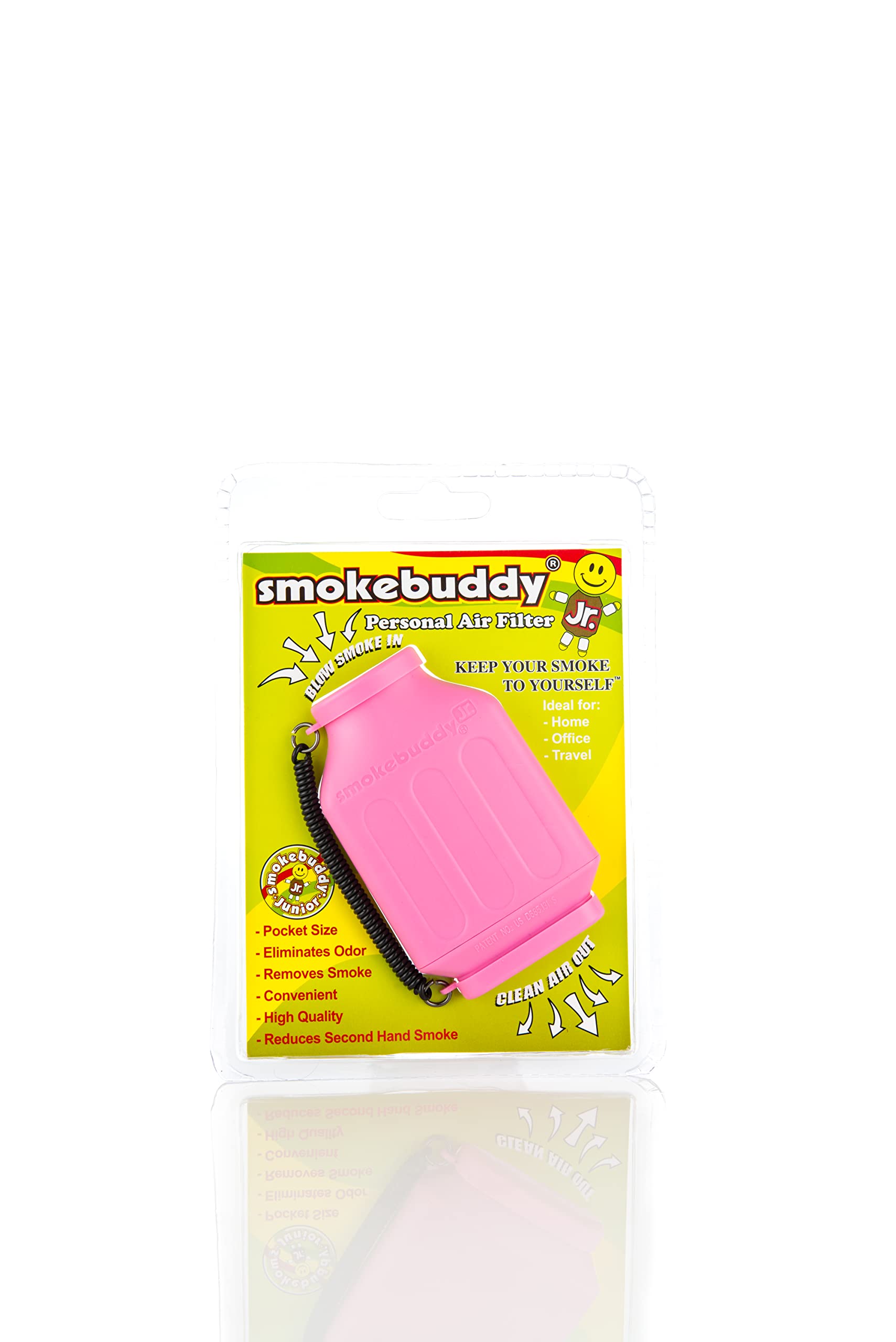 Smokebuddy Jr Persönlicher Luftfilter, in Rosa von Smoke Buddy