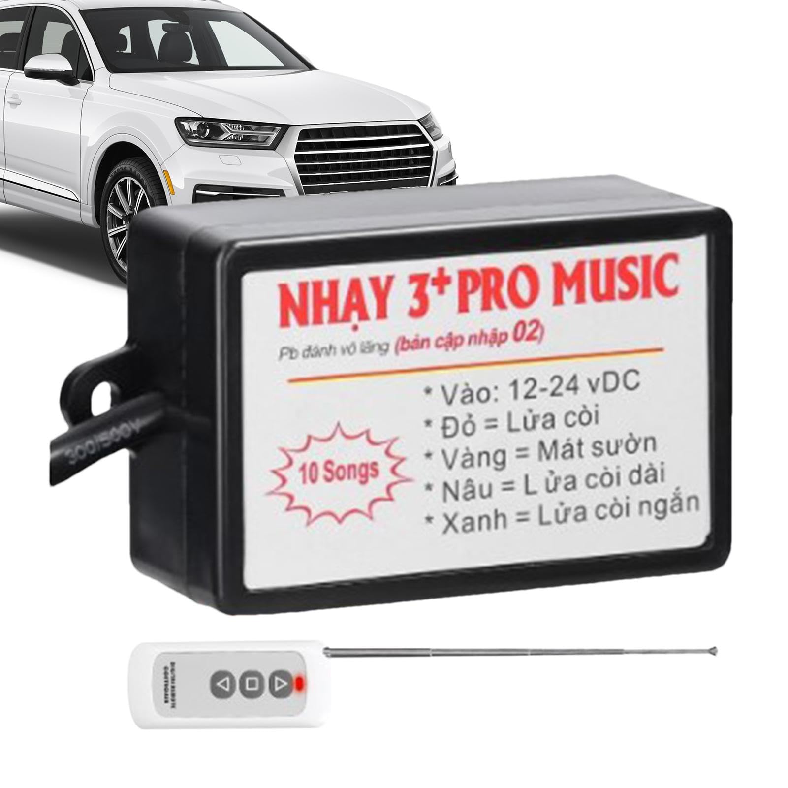 Auto Sound Control Unit Auto Sound Controller Auto Horn Verstärker 8 Soundeffekte Auto Hupe Motorrad Hupe Controller 8 Soundeffekte Elektrische Motorrad Hupe Controller für SUV Boot von Snsengg