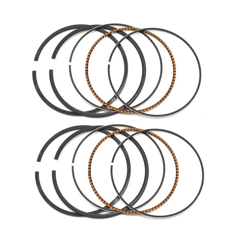 1 Satz/2 Sätze Motorradzubehör Zylinderbohrungsgröße 60 mm Kolbenring Komplettsatz kompatibel mit VTF250 VT250F VTF 250 VT 250F VT250 F(2 Sets 60mm) von SoKOIUU