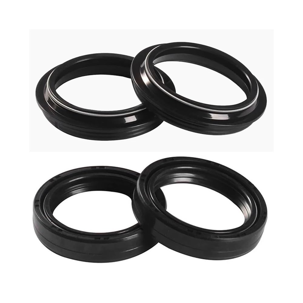 43x54x11 43 * 54 1700cc Motorrad Gabel Dämpfer Welle Öl Dichtung Retainer 43 54 Staub abdeckung Dichtung Kompatibel Mit 4NK-23145-00(2pc Seal 2pc Cover) von SoKOIUU