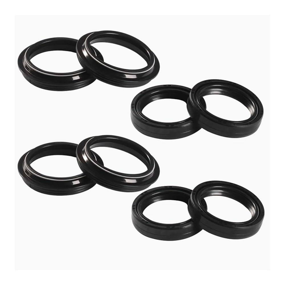 43x54x11 43 * 54 1700cc Motorrad Gabel Dämpfer Welle Öl Dichtung Retainer 43 54 Staub abdeckung Dichtung Kompatibel Mit 4NK-23145-00(4pc Seal 4pc Cover) von SoKOIUU