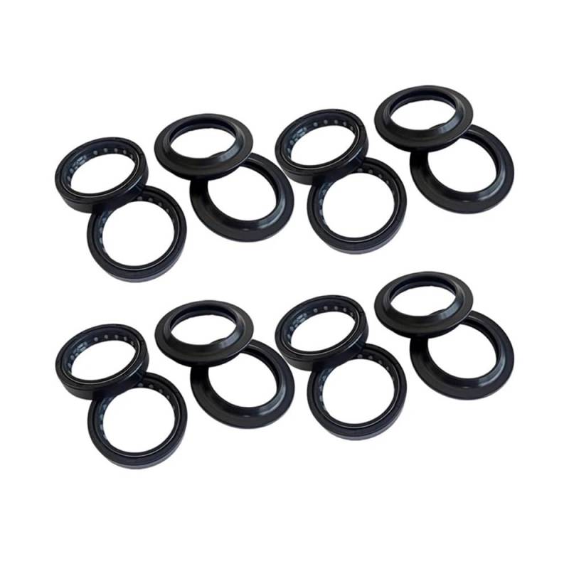 43x55x11 43 * 55 * 11 Motorrad Vorne Absorber Gabel Dämpfer Welle Öl Dichtung Stange Halter 43 55 staub Abdeckung Kompatibel Mit 2011 D 675R(8pc Seal 8pc Cover) von SoKOIUU