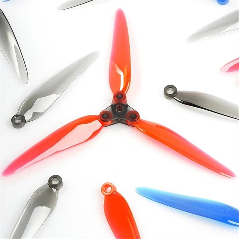 ERSATZTEIL 12 Pairs 7 Zoll 7051 Faltbare Long Range Propeller Fits RC Drone FPV Freestyle 4S/6S Kompatibel mit 7 Zoll Drohnen(12Pairs Black) von SoKOIUU