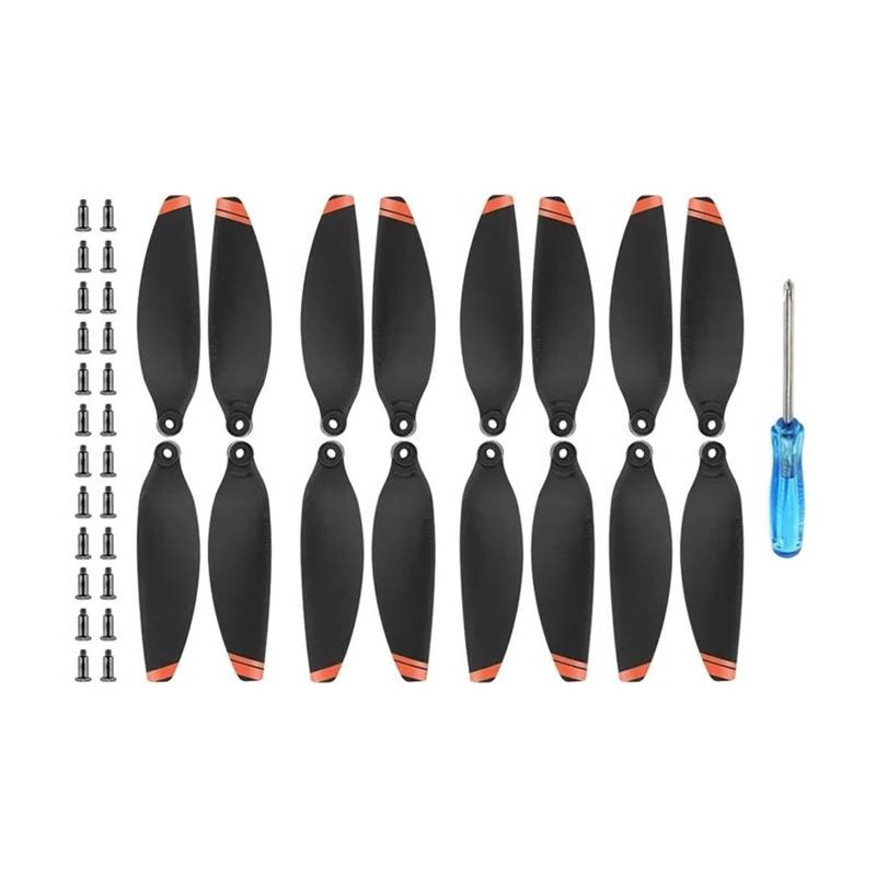 ERSATZTEIL 4726 Drohnenpropeller, kompatibler Ersatz Fits Mini4K/Mini2/SE, leichtes Flügelventilator-Zubehör, 4 Paar(8pairs orange) von SoKOIUU