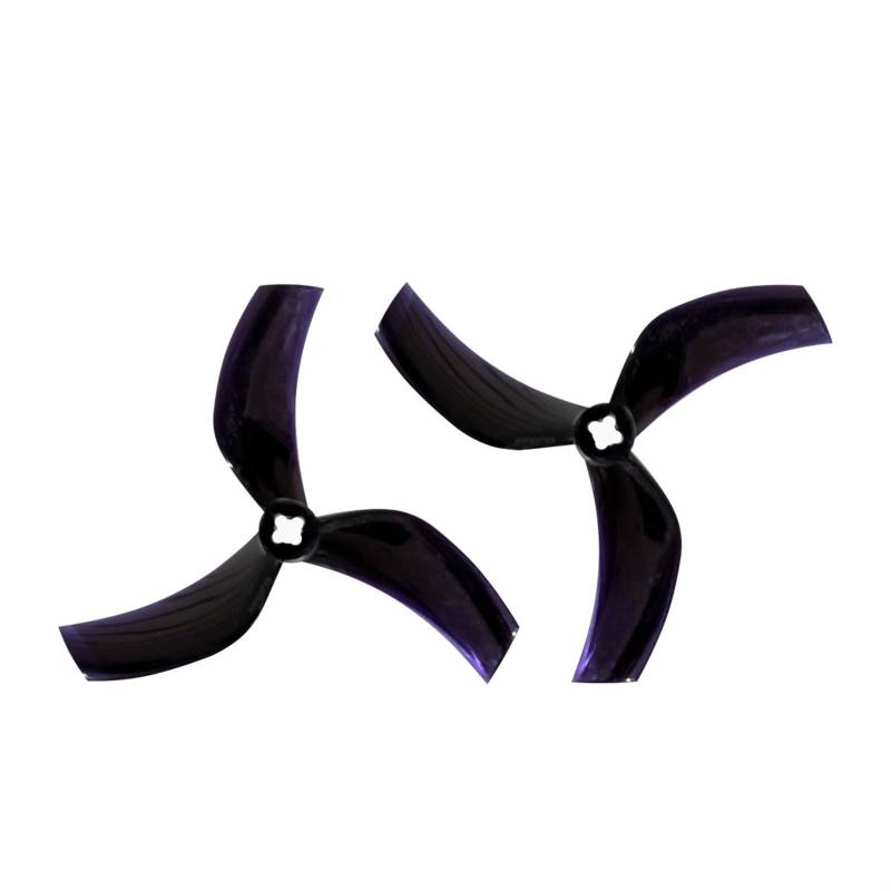 ERSATZTEIL 4Pairs PC Propeller Gefasst 90mm-3 Fits FPV Racing Freestyle 3,5 zoll Cinewhoop Gefasst Drohnen Ersatz Teile Kompatibel(Black 1.5mm 4Pairs) von SoKOIUU