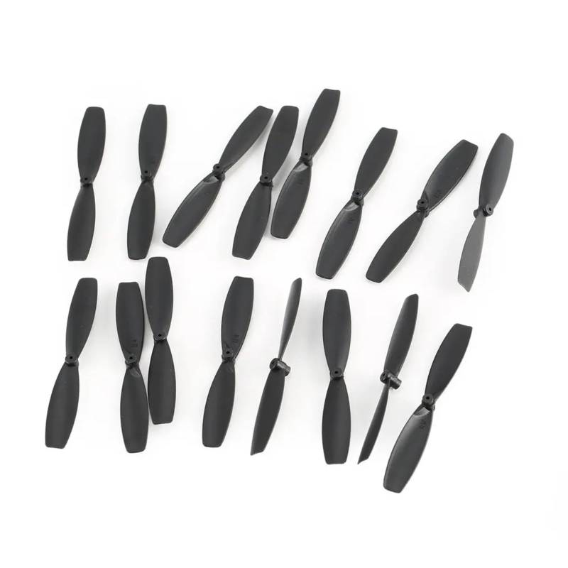 ERSATZTEIL 8 Pairs Cw Ccw Propeller Props Kompatibel Mit RC 60mm Racing Drone Quadcopter Flugzeug UAV Ersatzteile Zubehör Komponente(Black) von SoKOIUU