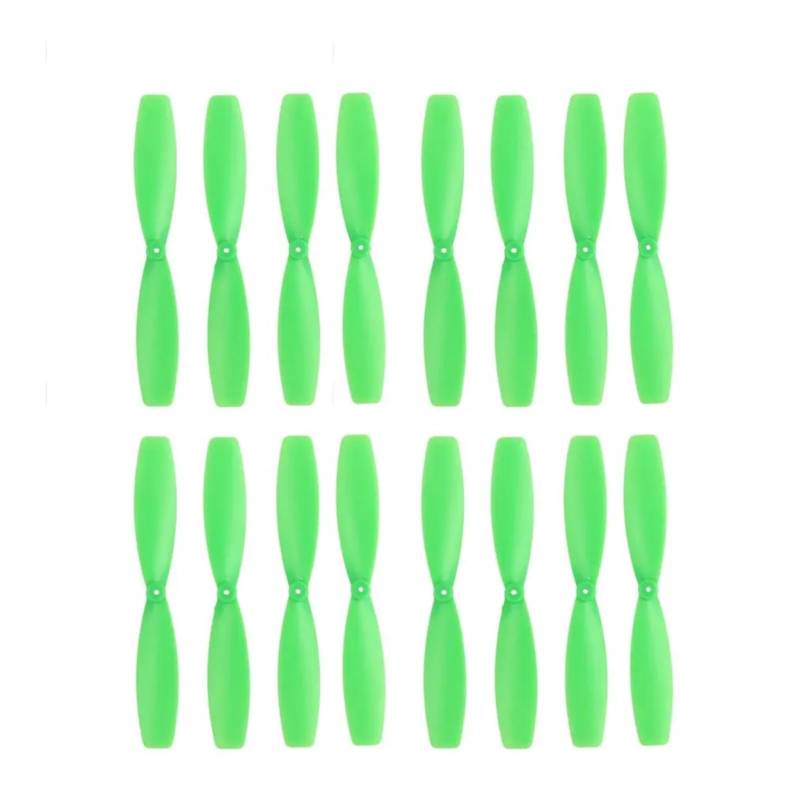 ERSATZTEIL 8 Pairs Cw Ccw Propeller Props Kompatibel Mit RC 60mm Racing Drone Quadcopter Flugzeug UAV Ersatzteile Zubehör Komponente(Green) von SoKOIUU