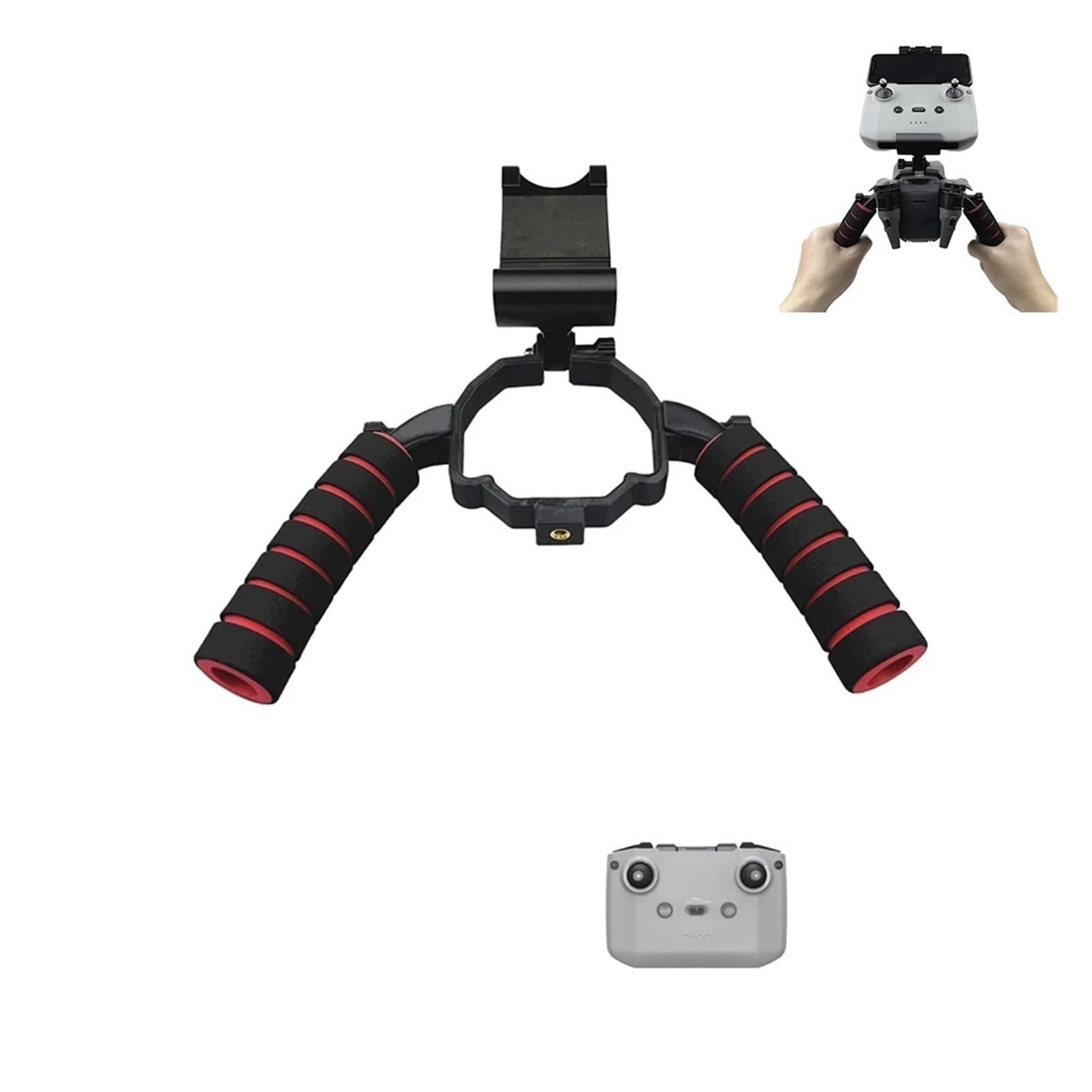 ERSATZTEIL Doppelgriff Handheld Stabilisator Schießen Halterung Stativ Modifizierte Halterung Fits DJ3(For RC N1) von SoKOIUU