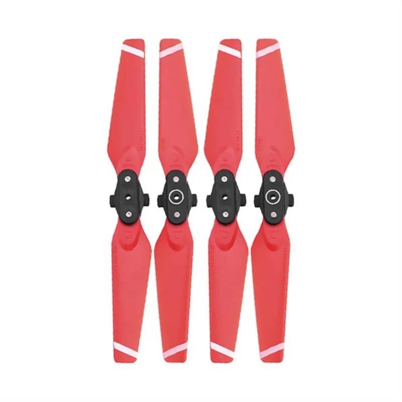 ERSATZTEIL Fits Drone Ersatzteile Farbe Propeller Ersatz Requisiten 2 Pairs 4730 Schnelle Demontage Und Montage Propeller(Red) von SoKOIUU