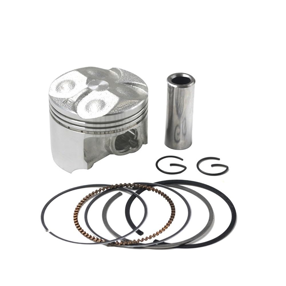 ERSATZTEIL Motorradmotor STD +25 +50 Zylinderbohrungsgröße 48 48,25 48,5 Mm Kolben, Ringe und Clips Kompatibel mit FZR250 2R 3LN ZEAL250(1 Set 48mm) von SoKOIUU