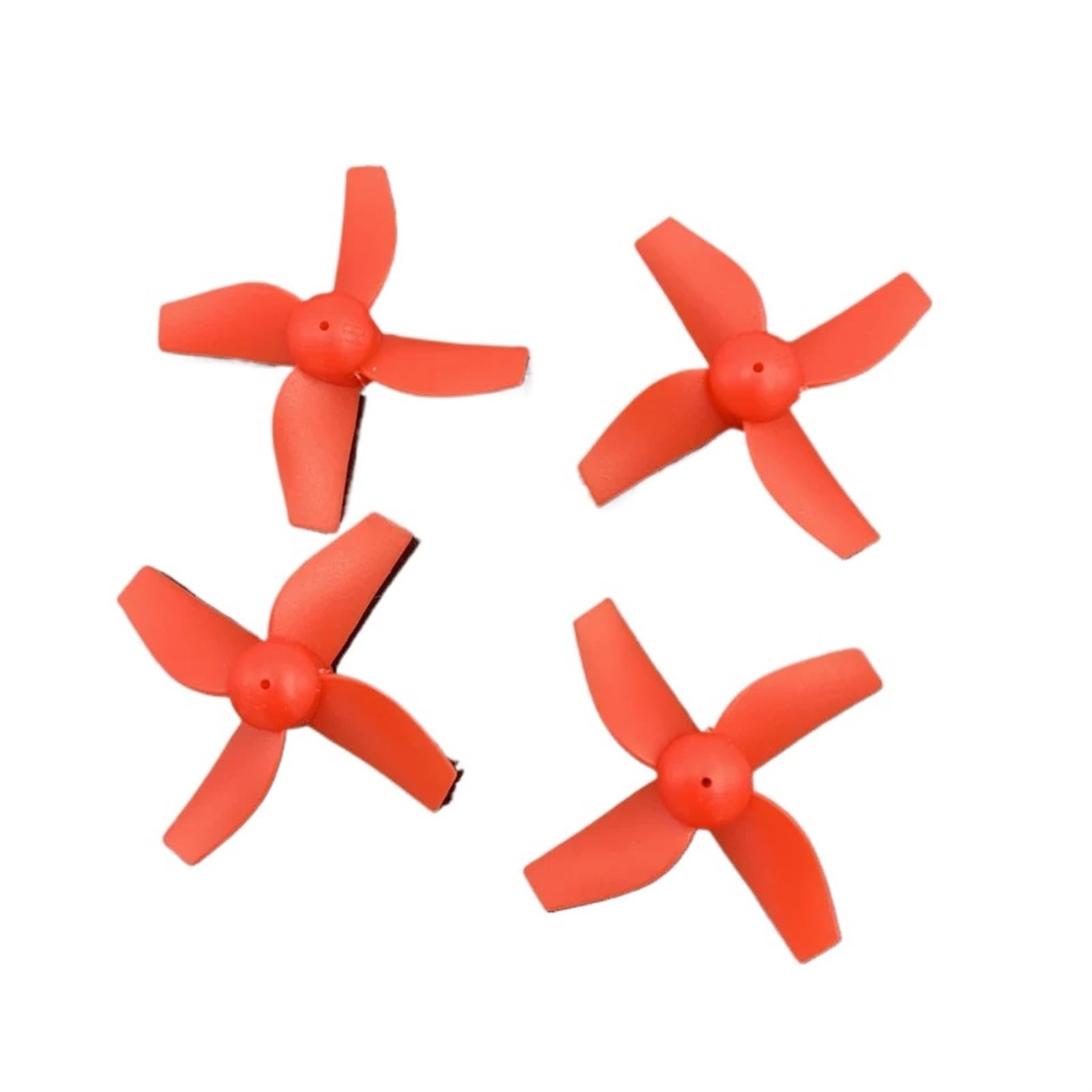 ERSATZTEIL Transparenter Propeller Fits E010 H36 BLH8580 BLH8700 DIY Tiny Whoop Inductrix Indoor FPV Drohne(Red) von SoKOIUU