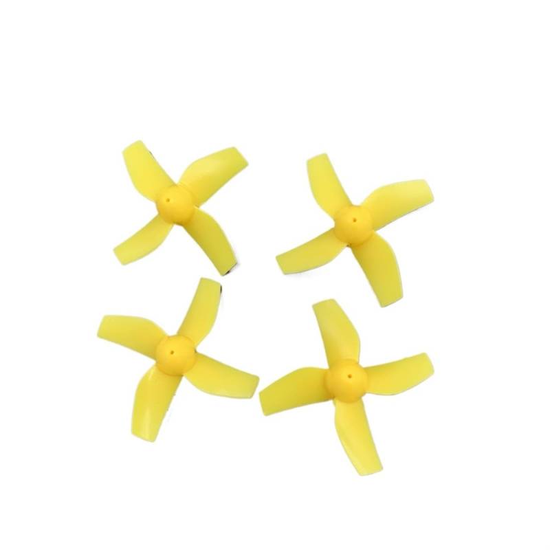 ERSATZTEIL Transparenter Propeller Fits E010 H36 BLH8580 BLH8700 DIY Tiny Whoop Inductrix Indoor FPV Drohne(Yellow) von SoKOIUU