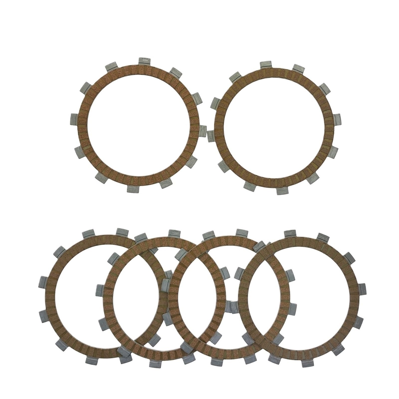 Kompatibel mit KLX250 / 300 R AC GY DS. Rutschfester Ersatz Fits die Reibungspapierscheibe der Gleitkupplungsplatte ERSATZTEIL(Friction Disc) von SoKOIUU