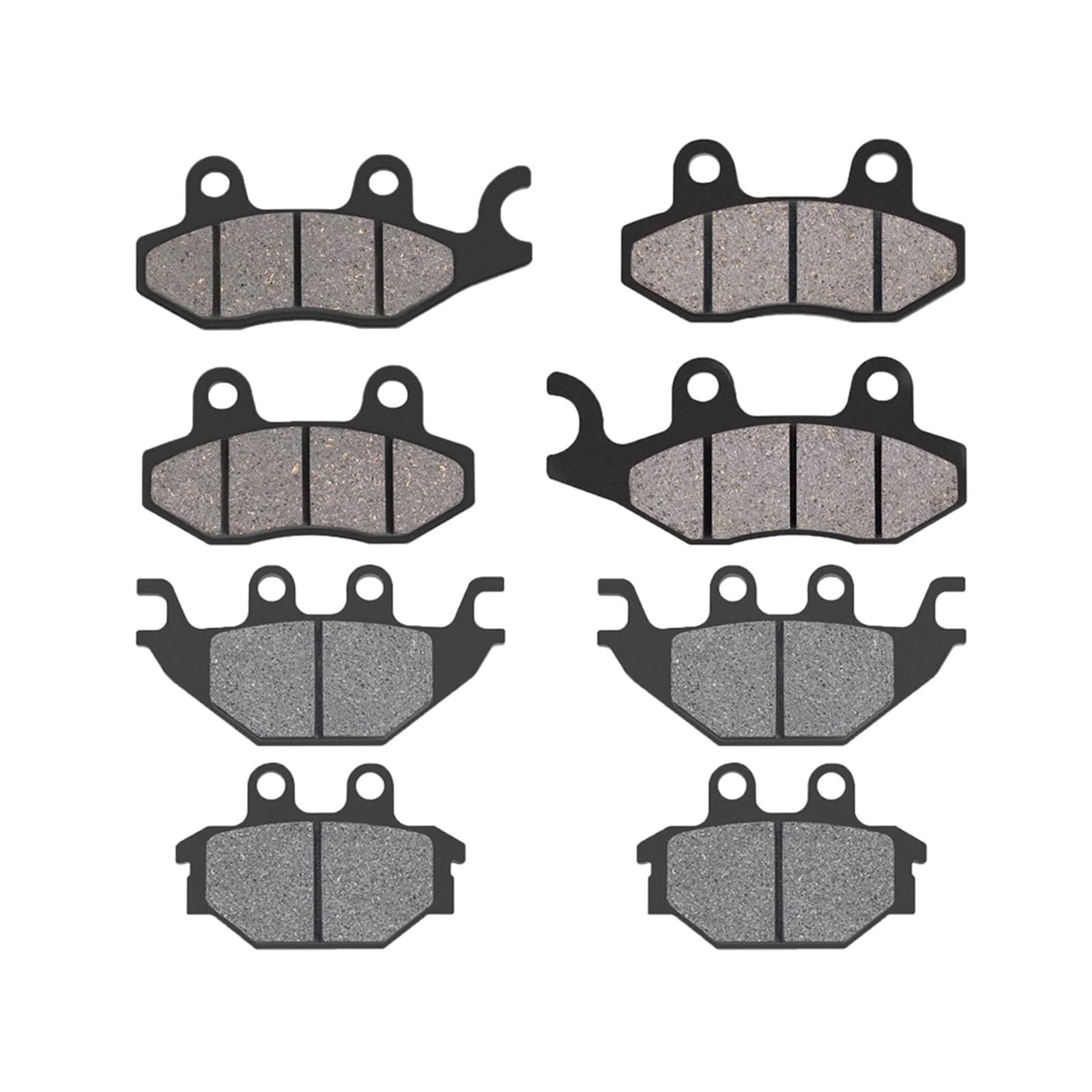 Motorrad-Bremsbeläge vorne und hinten, kompatibel mit ATV KAF820 KAF1000 Mule Pro, den meisten Modellen KAF 820 1000(Front and Rear) von SoKOIUU