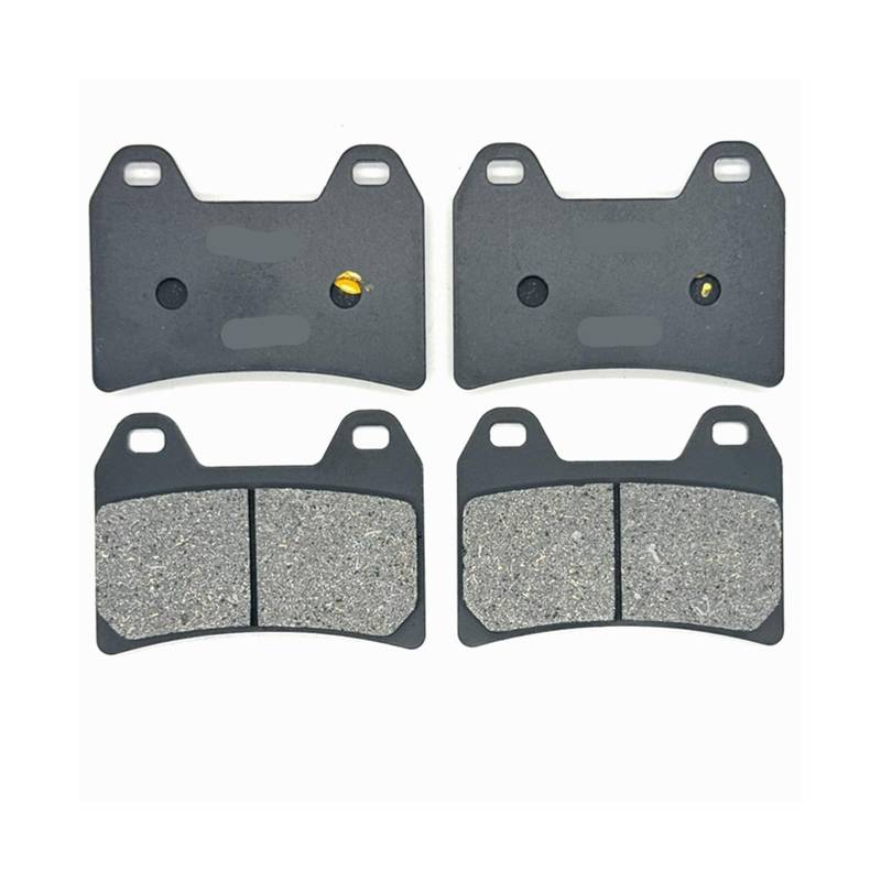 Motorrad-Bremsbeläge vorne und hinten, kompatibel mit N 06–14, N GT8V 10–13, S1200 8V 09–14, S 1200 8V NTX 09–11(2 X Front Brake Pads) von SoKOIUU