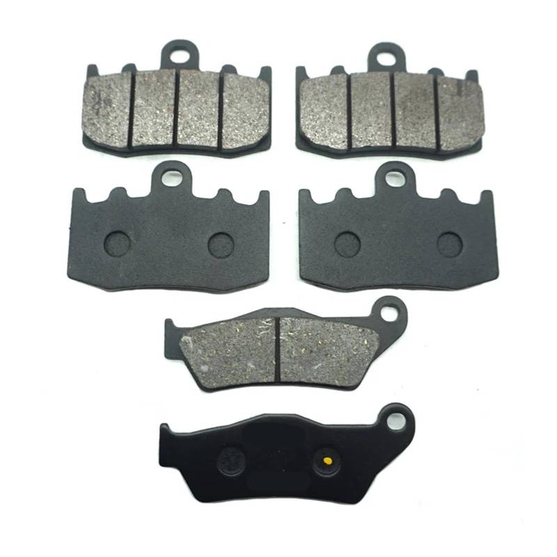 Motorrad-Bremsbeläge vorne und hinten, kompatibel mit R1150GS Evo/ABS 2002–2004, R1150RT Integral ABS 2000–2006, R 1150GS 1150RT(Front Rear Pads) von SoKOIUU