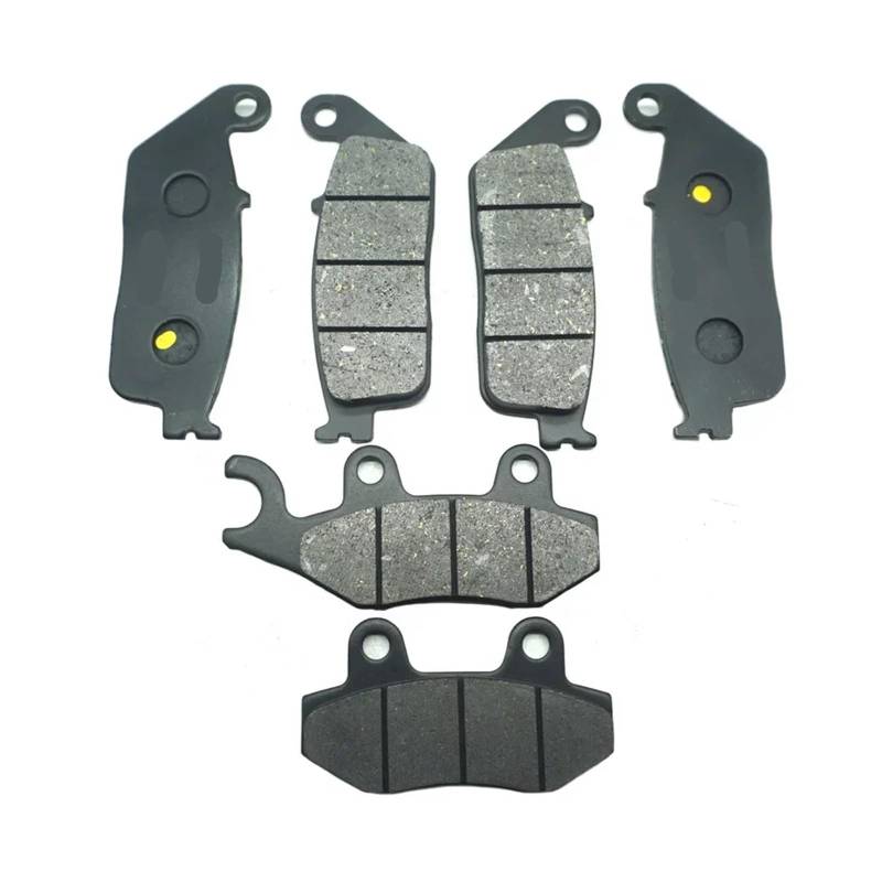 Motorrad-Bremsbeläge vorne und hinten, kompatibel mit T100 2005–2020, T100 Schwarz 2017–20, T214 2015 900 cc(Front Rear Pads) von SoKOIUU