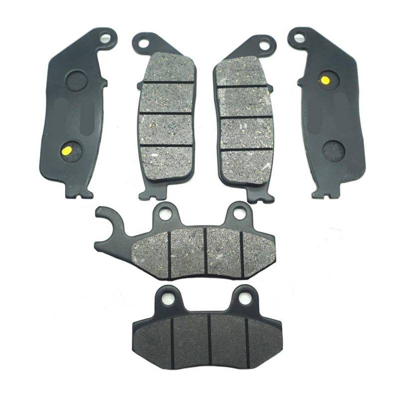 Motorrad-Bremsbeläge vorne und hinten, kompatibel mit T120 / Schwarz 2016–2023, T120 Ed 2019–2021 1200 cc(Front Rear Pads) von SoKOIUU