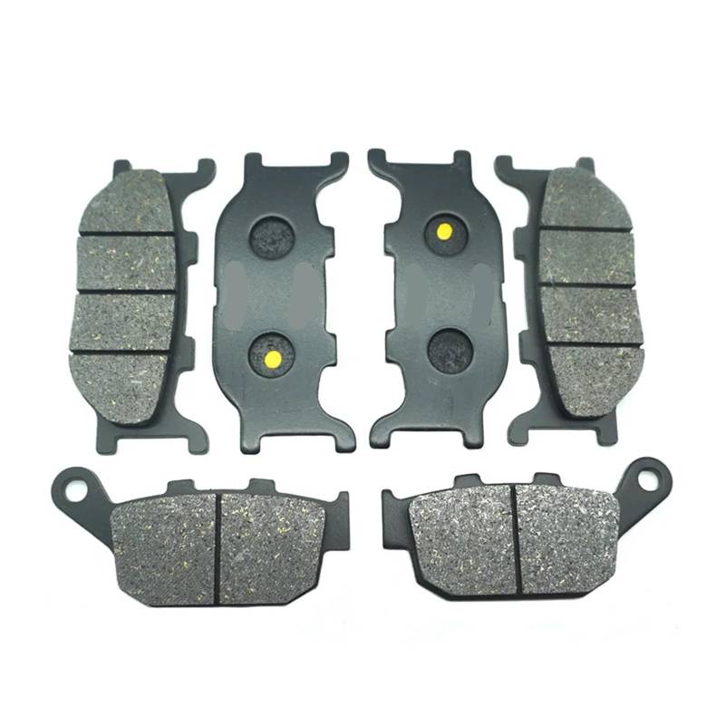 Motorrad-Bremsbeläge vorne und hinten, kompatibel mit XJ6F ABS/ABS-Lenkung 600 Verkleidung (1CW) 2010 XJ 6F XJ6 F(Front Rear Pads) von SoKOIUU