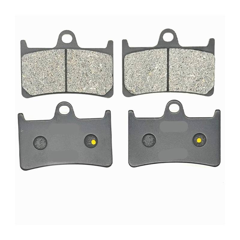 Motorrad-Bremsbeläge vorne und hinten, kompatibel mit XTZ1200 T 2012 2013 2014–2017, XTZ12 T ES 2018–2023, XTZ 1200 12(2 X Front Brake Pads) von SoKOIUU