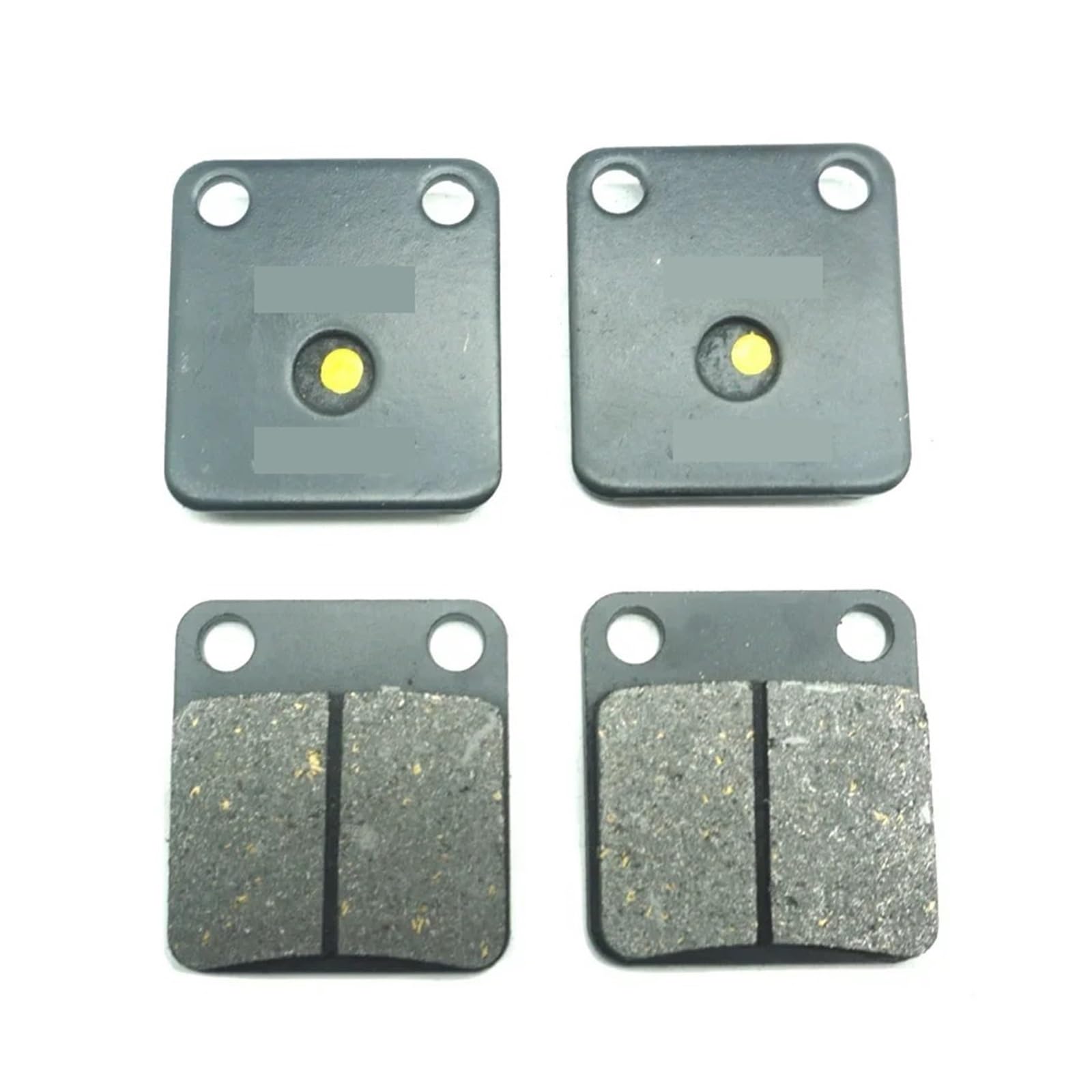 Motorrad-Bremsbeläge vorne und hinten, kompatibel mit YFM400FA 2000–2001, 2004 YFM400FA B/Kk 400 4x4 2005–2006 YFM 400FA ATV(2 X Front Brake Pads) von SoKOIUU