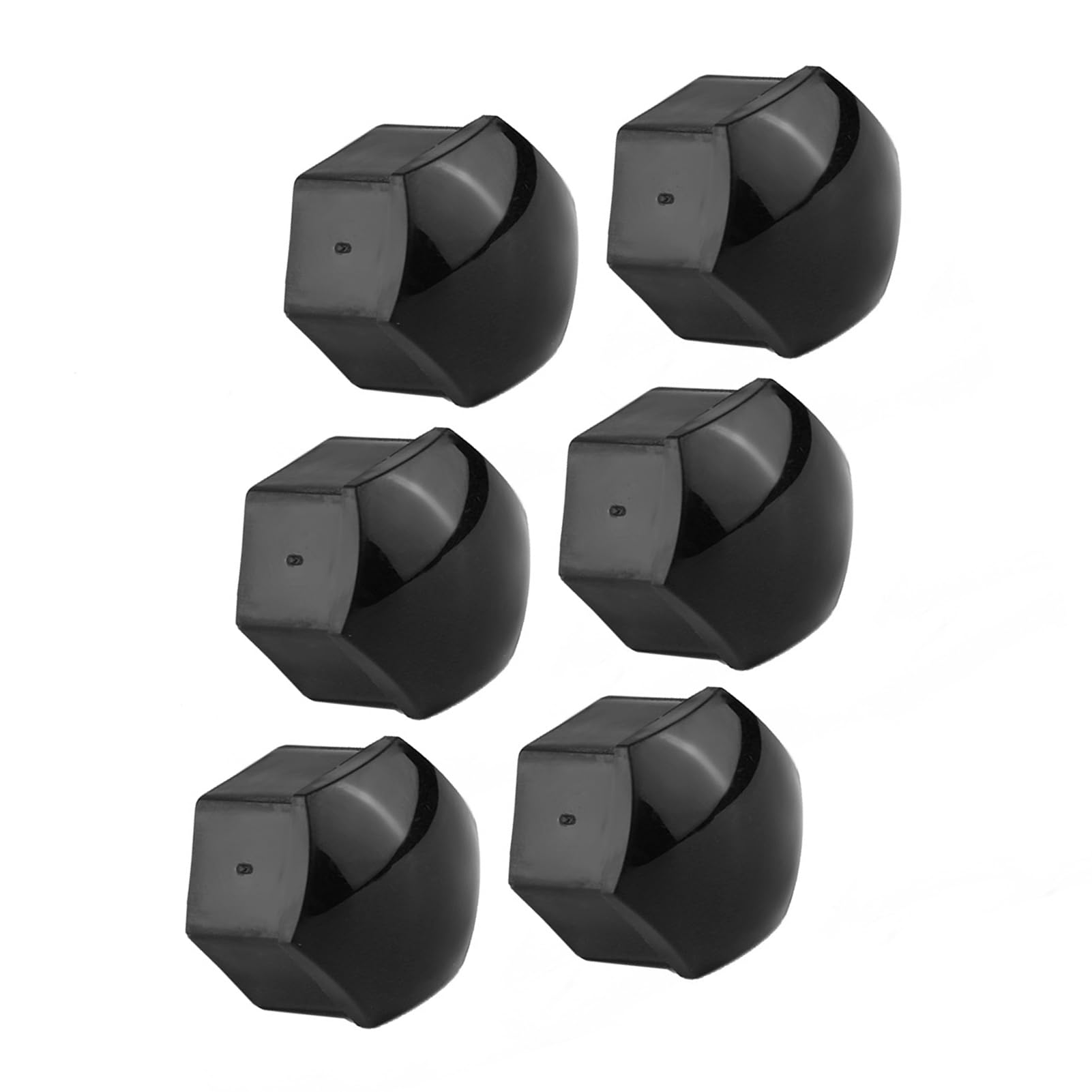 Socobeta 20PCS 21mm Radmutter Abdeckung Auto Felge Schutzkappen Auto Nabe Schraube Schutz für Auto Felge (Schwarz) von Socobeta