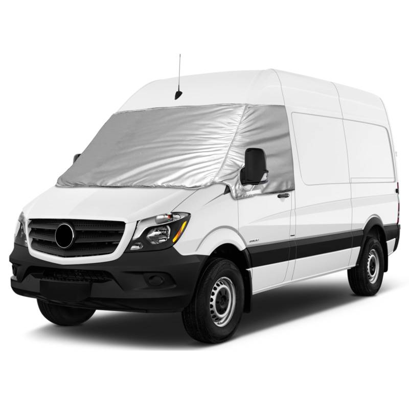 Frontscheibe Wrap Cover Ersatz für VW Crafter 2006-2017, Auto Windschutzscheiben Abdeckung Ersatz für Mercedes Sprinter 2006-2018, 600D Luxus Sonnenschutz Wasserdichtes Schnee-Eisschutz, Staubschutz von Soekodu