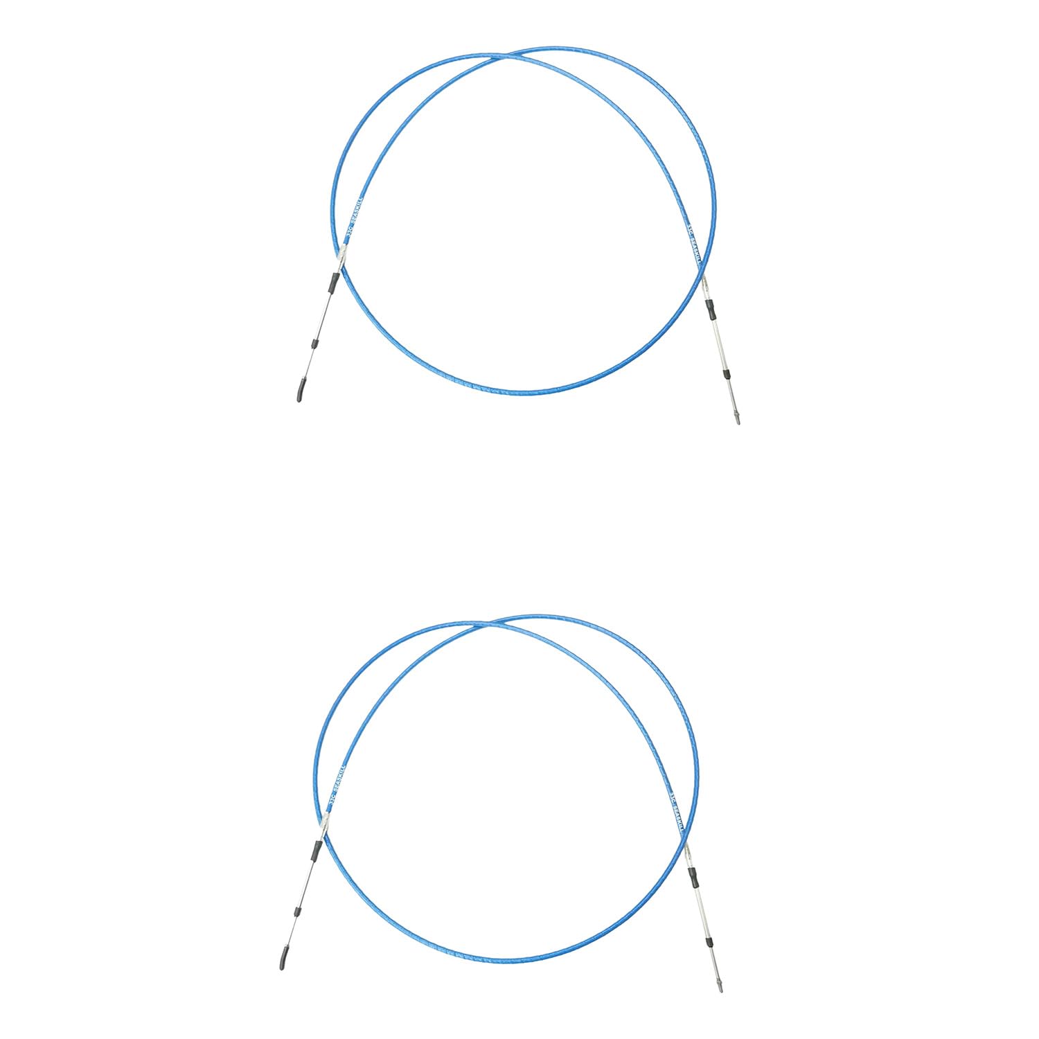 Sogoparts 2 Stück 4,7 m 33C Drosselklappen-Steuerkabel 220416618 ABA-Kabel-18-GY kompatibel mit Yamaha Außenbordmotor Boot Motor Lenksystem von Sogoparts