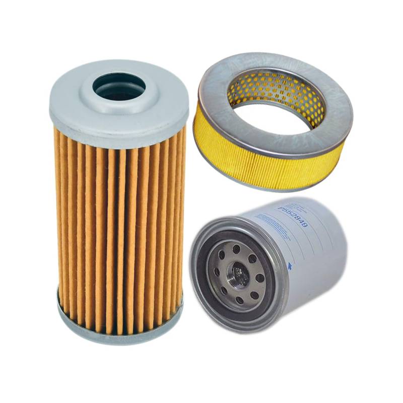 Sogoparts Filter-Set 124295-12560 104500-55710 P552849 kompatibel mit Yanmar Traktor YM2500 YM3000 Motor 3T80 3T84 von Sogoparts