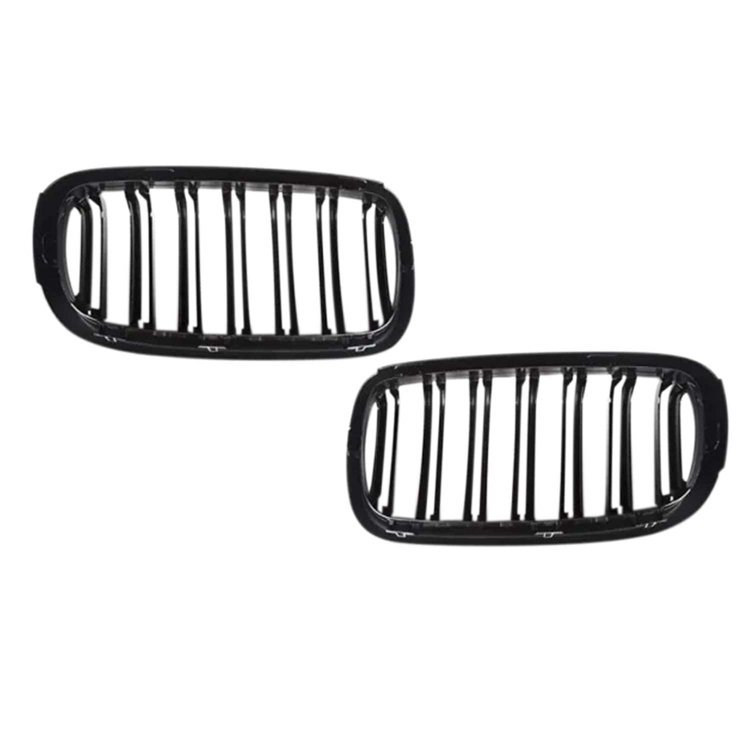 Sogoparts Glänzendes schwarzes Front-Nieren-Kühlergrill, 2 Stück, 51712334708 51712334710, kompatibel mit BMW F15/F16 X5 X6 2014–2017 von Sogoparts