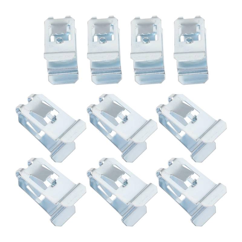 10Pcs Auto Decke Griff Clip Dach Griff Innen Trim Panel Clip Verschluss Nieten U Typ Metall Clips Auto Zubehör von SolGlo