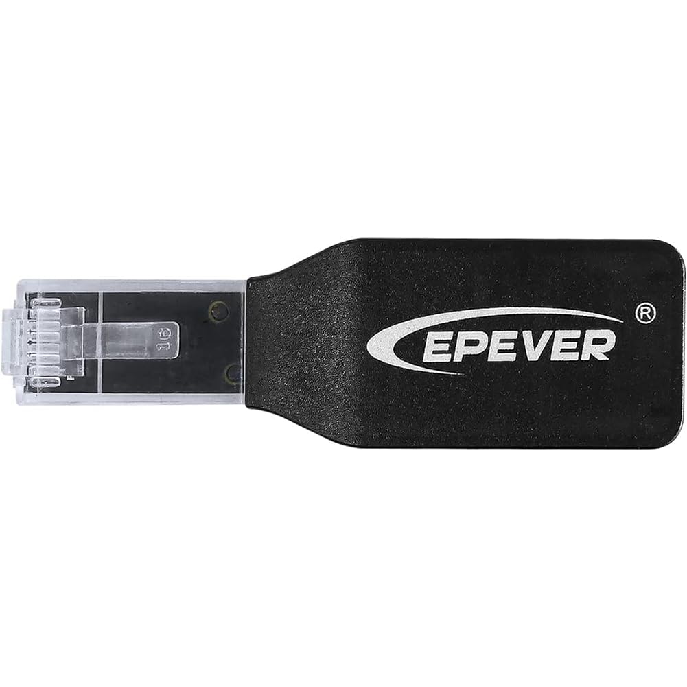 EPEVER BLE Adapter für MPPT Solarladeregler Mobile APP Drahtlose Überwachung Kontrollfunktion Bluetooth (EPEVER-BLE-RJ45-D) von SolaMr