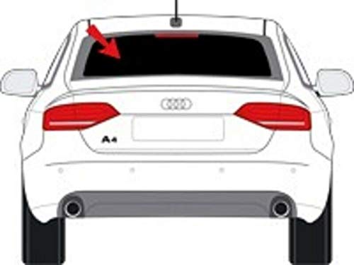 Solarplexius Auto-Sonnenschutz Scheiben-Tönung passgenau für Audi A4 Typ B8 Bj. 2007-15 Keine Folie 1x Heckscheibe von Solarplexius