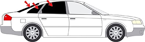 Solarplexius Auto-Sonnenschutz Scheiben-Tönung passgenau für Audi A6 Typ C5 Bj. 97-05 Keine Folie Komplettsatz von Solarplexius