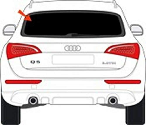 Solarplexius Auto-Sonnenschutz Scheiben-Tönung passgenau für Audi Q5 Bj. 2008-17 Keine Folie 1x Heckscheibe von Solarplexius