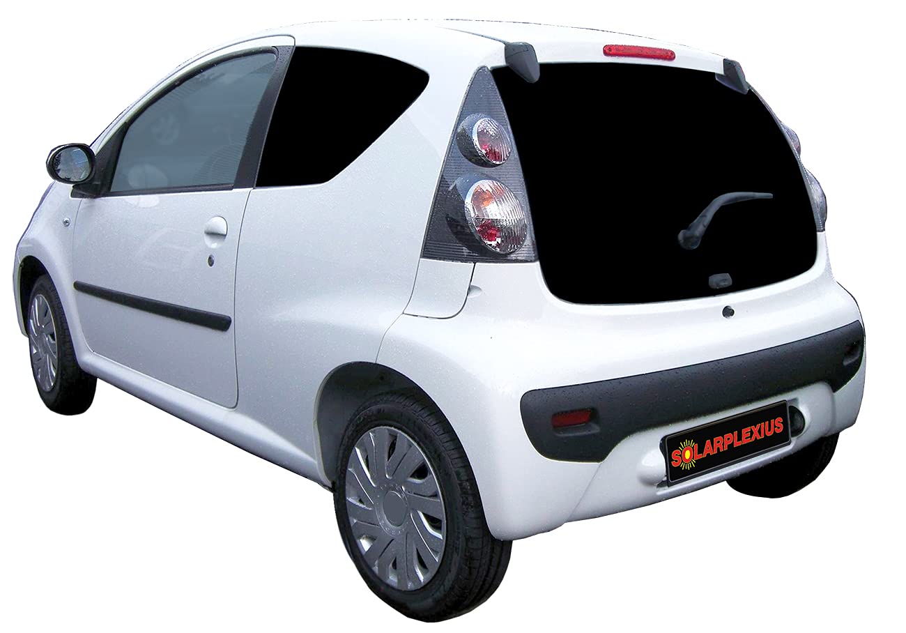 Solarplexius Auto-Sonnenschutz Scheiben-Tönung passgenau für Citroen C1 3-Türer Bj. 05-14 Keine Folie Komplettsatz von Solarplexius