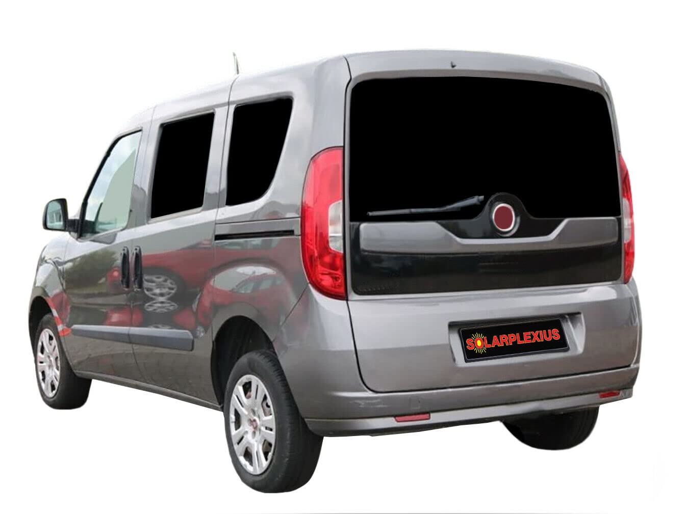 Solarplexius Auto-Sonnenschutz Scheiben-Tönung passgenau für FIAT DOBLO L1 Kurz Version ab 2010 Keine Folie Komplettsatz von Solarplexius