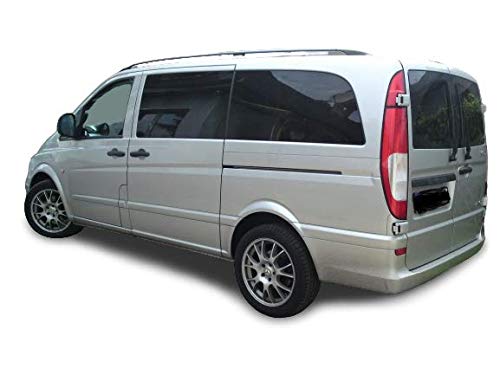 Solarplexius Auto-Sonnenschutz Scheiben-Tönung passgenau für Mercedes Vito W639 L1 Compact Bj. 2003-14 Komplettsatz Keine Folie von Solarplexius