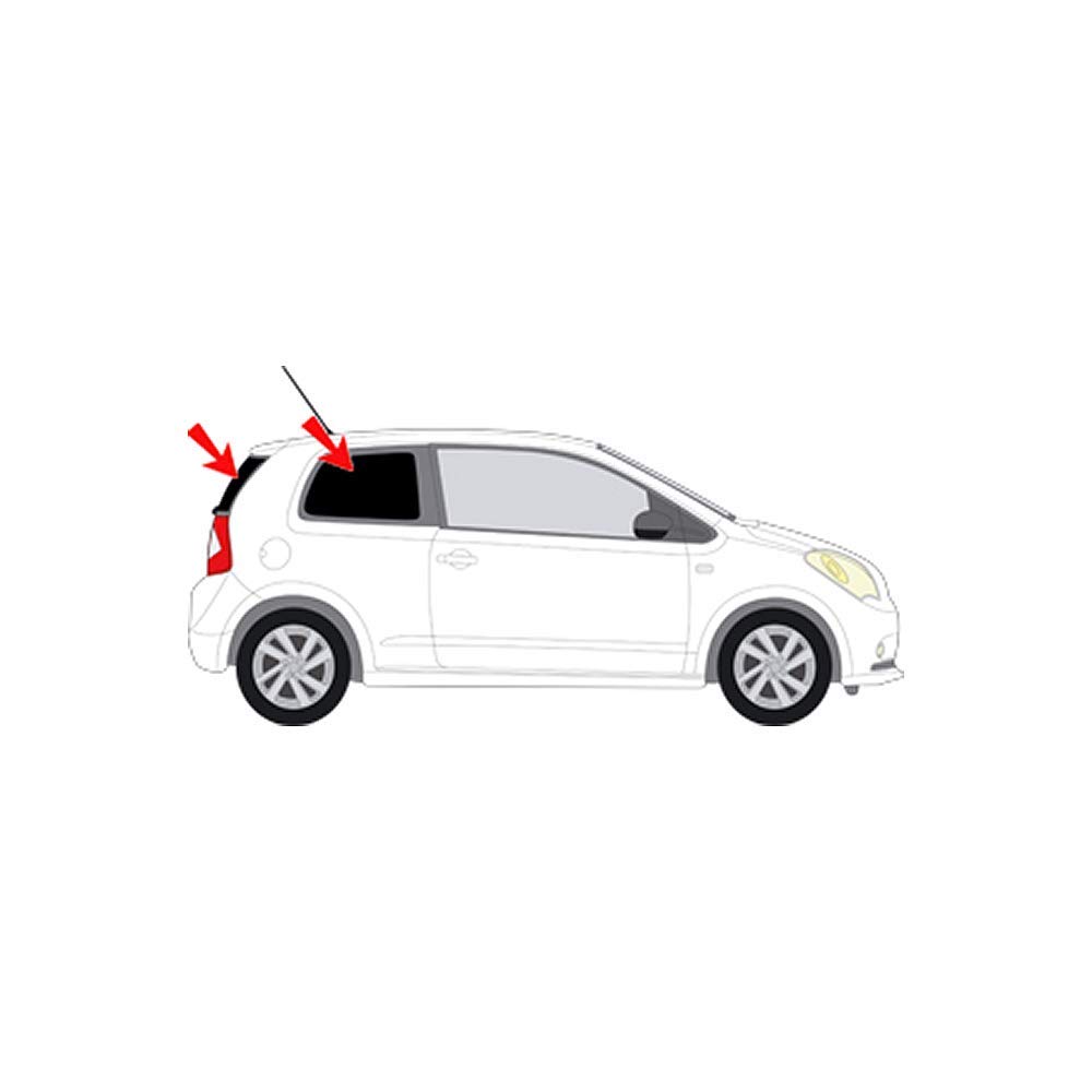 Solarplexius Auto-Sonnenschutz Scheiben-Tönung passgenau für SEAT MII 3-Türer ab Bj. 2011 Keine Folie Komplettsatz von Solarplexius