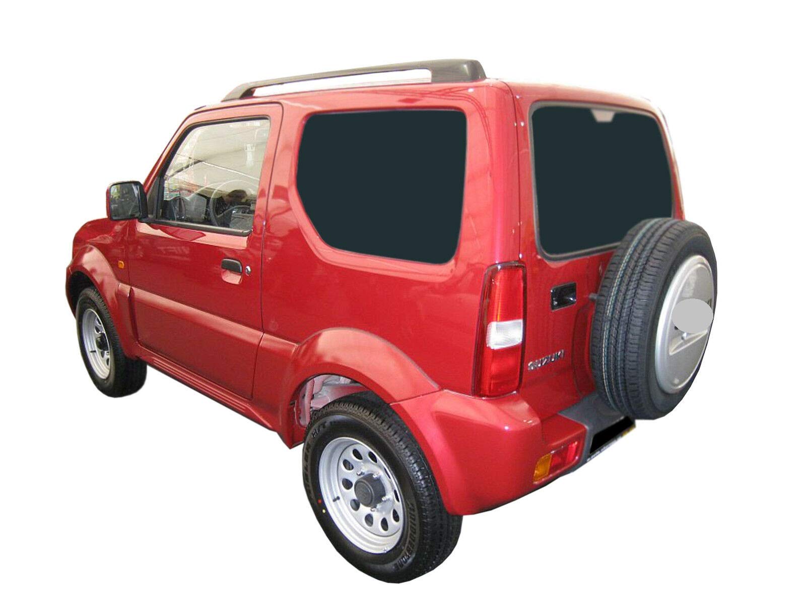 Solarplexius Auto-Sonnenschutz Scheiben-Tönung passgenau für Suzuki JIMNY FJ mit langem 3. Bremslicht -ca 30cm- Bj. 1998-18 Keine Folie Komplettsatz von Solarplexius