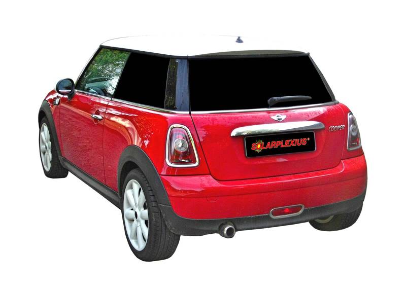 Solarplexius Auto-Sonnenschutz Scheiben-Tönung passgenau für Mini Cooper One R56 Bj. 2005-13 Keine Folie Komplettsatz von Solarplexius