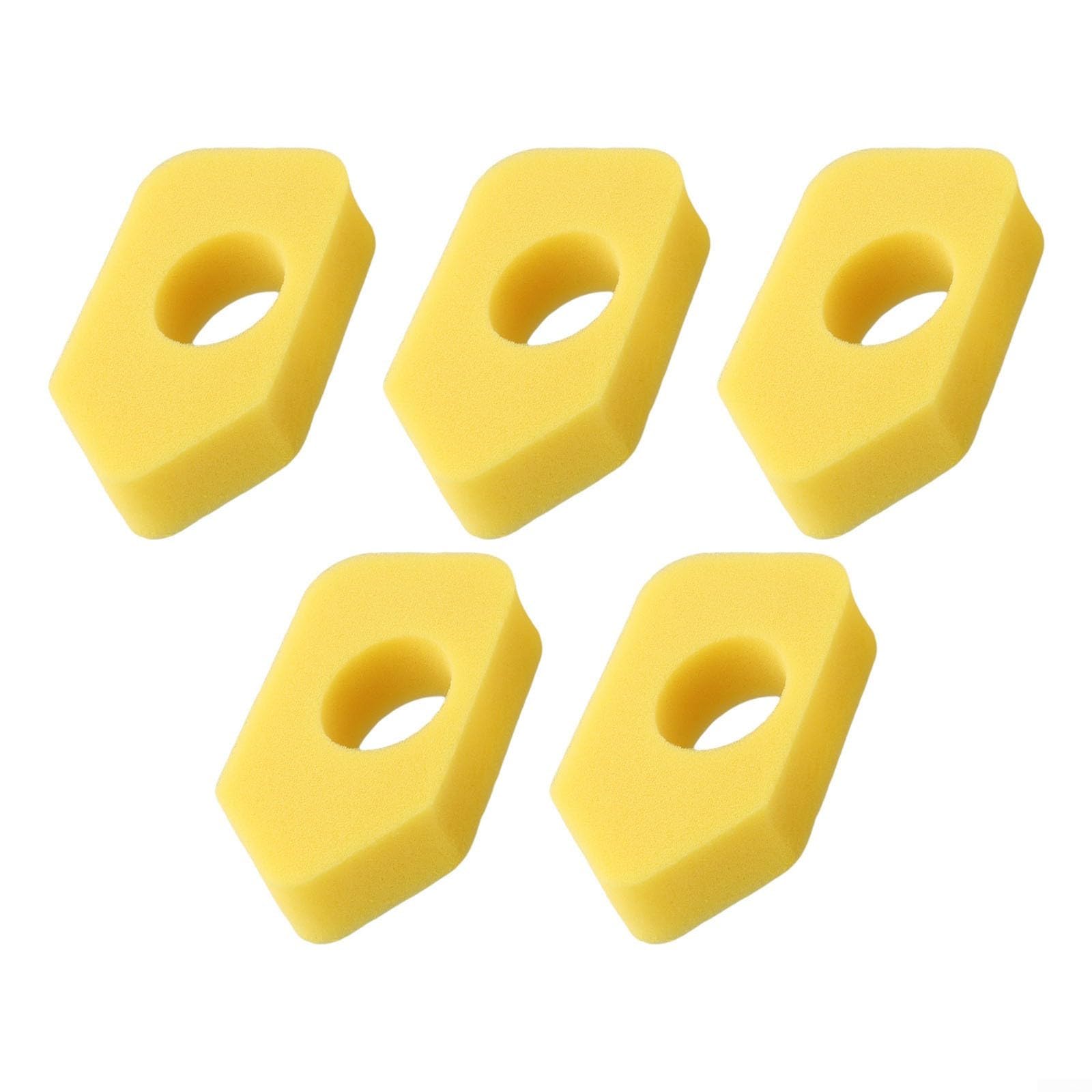 Solaughguy Luftfilter für Rasenmäher, 5 Stück, gelb, Ersatzteile, kompatibel mit 698369 5088D 5088H 5086K 4216 5099 SPA8S1062853001 30-919 Solaughguy Luftfilter für Rasenmäher, 5 Stück, gelb, Ersatzteile, kompatibel mit 698369 5088D 5088H 5086K 4216 5099 SPA8S1062853001 30-919 von Solaughguy