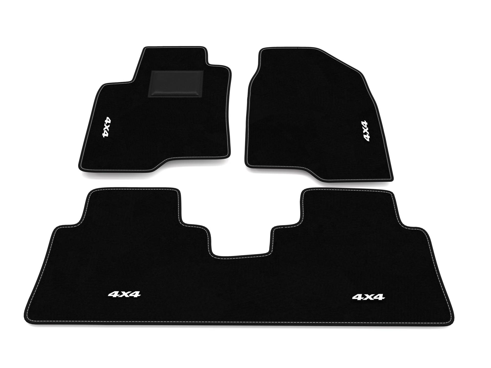 Fußmatten kompatibel mit Opel Antara 2006-2015, 4x4 Stickerei, maßgeschneidertes Auto-Fußmatten-Set, Teppich Set von Somer Car