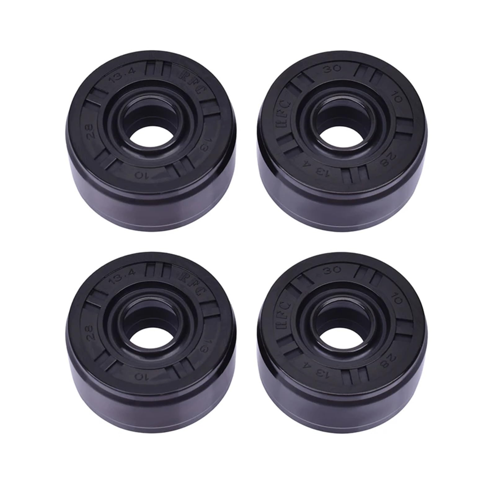 10x28x13.4 10 28 13,4 Motorrad Nitrilkautschuk Stoßdämpfer Hinten Gabel Dämpfer Öl Dichtung(4pcs) von SonGXuan