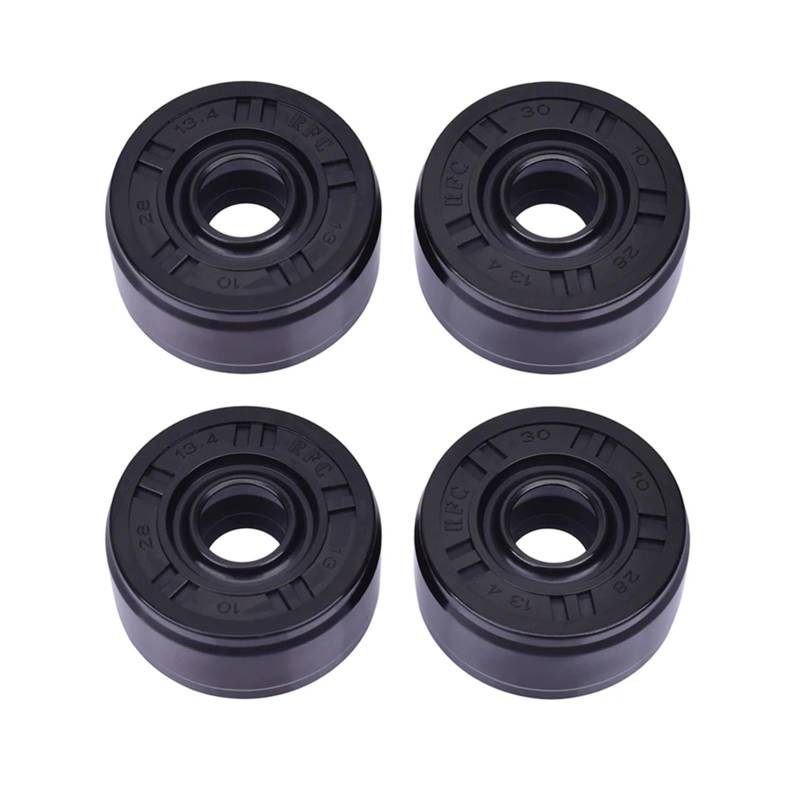 10x28x13.4 10 28 13,4 Motorrad Nitrilkautschuk Stoßdämpfer Hinten Gabel Dämpfer Öl Dichtung(4pcs) von SonGXuan