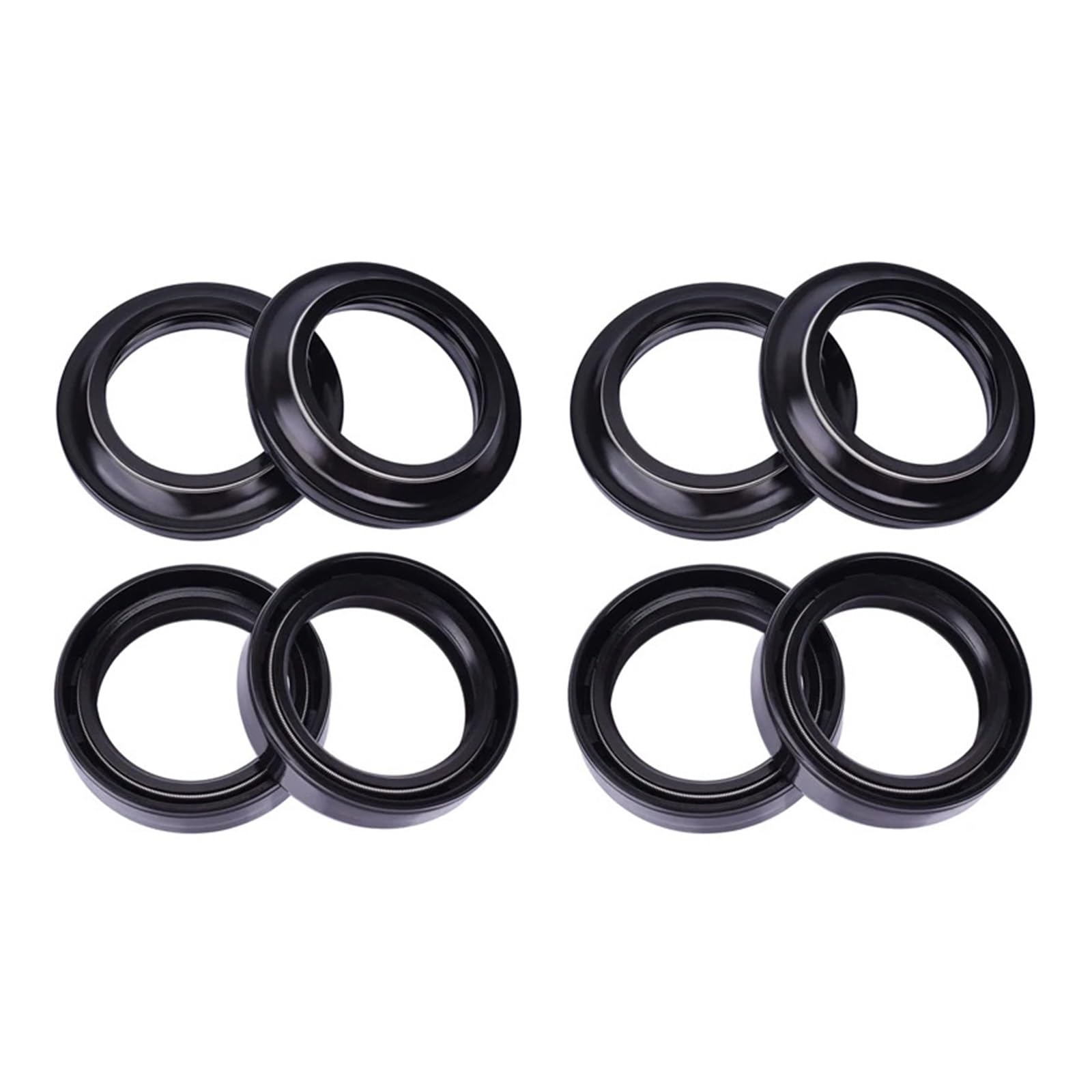 36x48x11 Öl Dichtung 36 48 Staub Abdeckung for XR200R XR200 XR 200 for EL250 EX250 EX250F Ninja 250R EX EL 250(4pcs seal 4pc cover) von SonGXuan