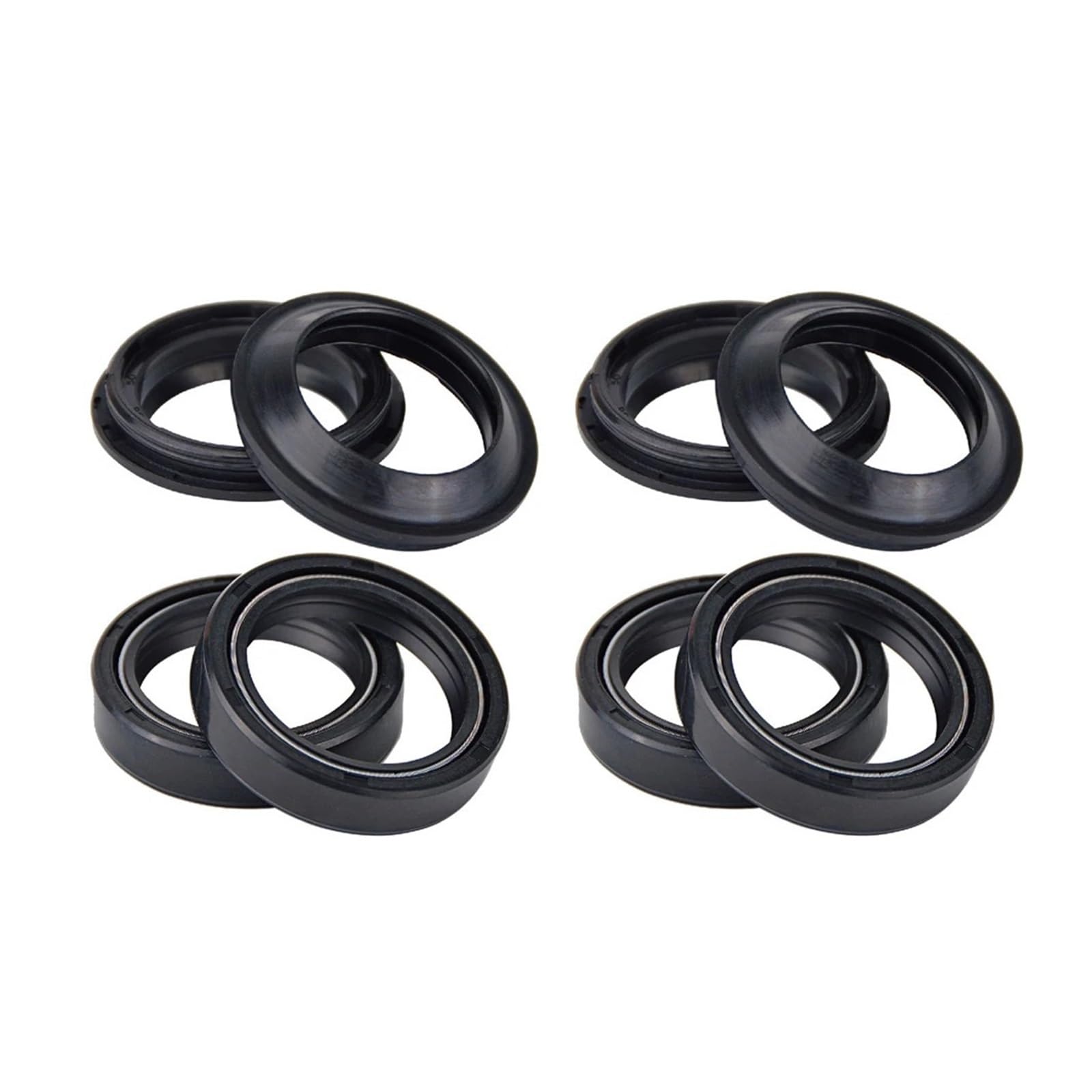 38x50x11 Öldichtung 38 50 Abdecklippe for KL600 KLR600 ZX600 Ninja 600R KL650 KL KLR 600 650 KLR650 ZX750 ZX 750(4pcs seal 4pcs cover) von SonGXuan