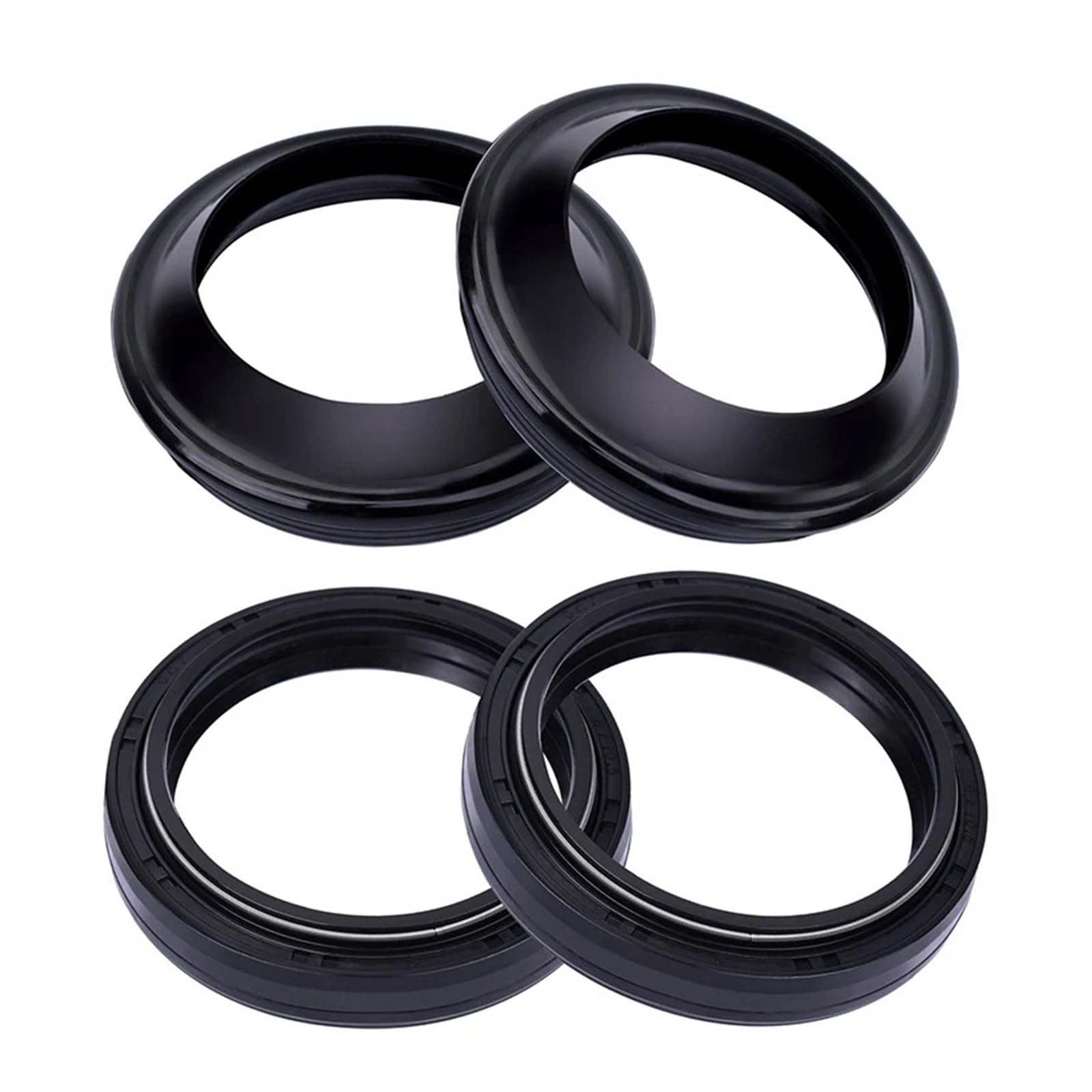 41x53x8/11 Motorrad Gabel Öl Dichtung 41 53 Staub Abdeckung for KLE500 KLE 91-2007 KX500 KX500E KX 500 89-91(2pcs seal 2pcs cover) von SonGXuan