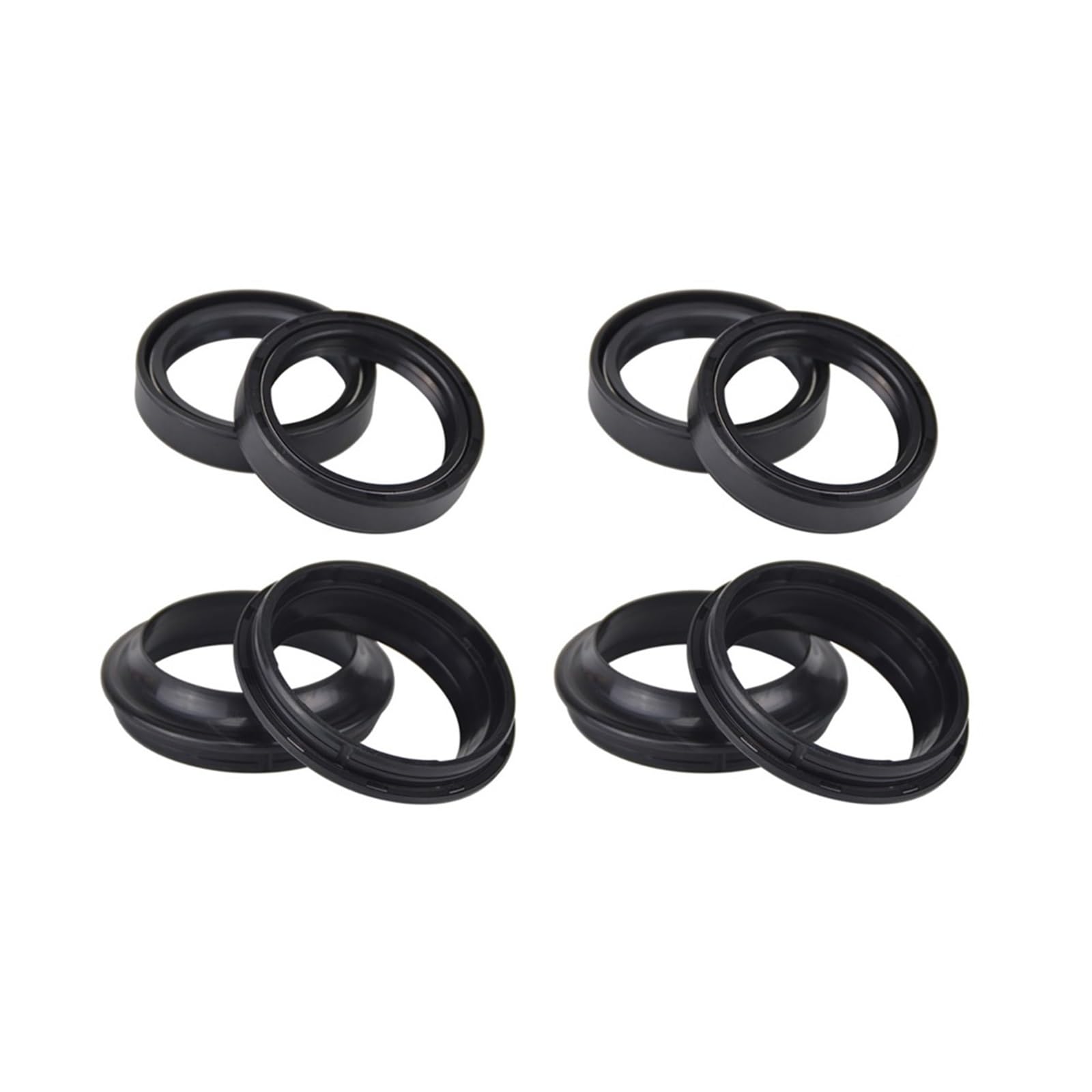 43x54x11 Gabel Öl Dichtung 43 54 Staub Dichtung for XR1200 XR1200X XR 1200 for ZX-10R ZX-10RR ZX10RR ZX10(4pcs seal 4pc cover) von SonGXuan