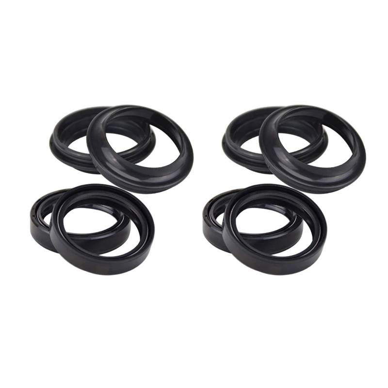 43x55x9,5/10,5 Gabel Öl Dichtung 43 55 9,5 Staub Abdeckung for ZR1200 ZRX1200 ZX1200 ZX-12R ZX12R Z-ZR1200 ZR ZRX ZX Z-ZR 1200 12R(4pcs seal 4pc cover) von SonGXuan